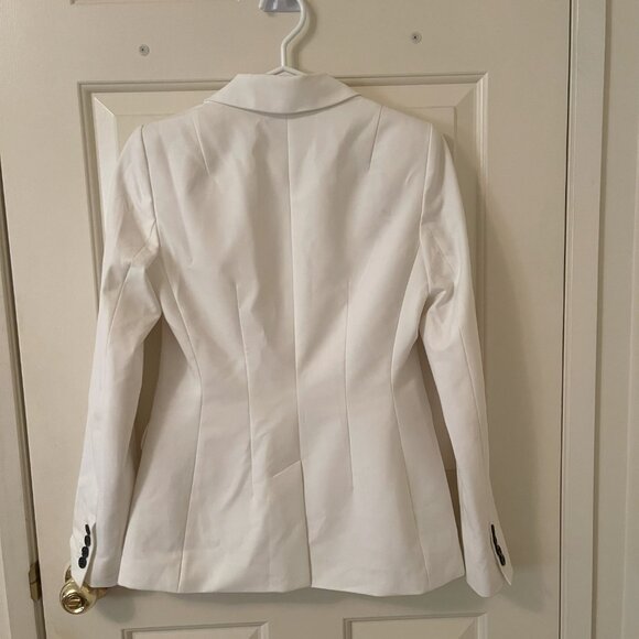 Banana Republic Ivory Blazer Size 2 - Picture 4 of 8